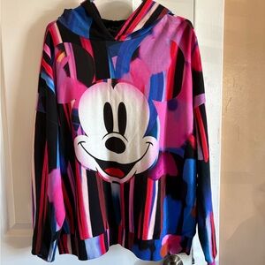 Desigual Multicolor Mickey Mouse Kids Hoodie
